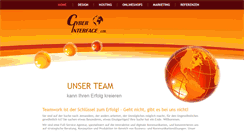 Desktop Screenshot of cyberinterface.de